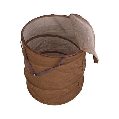 Delcasa Laundry Basket With Lid- Dc2975| Multi-Purpose Utility Basket With Sturdy Construction| Break-Resistant, Light-Weight, Durable And Stylish Construction| Large Space Perfect For Storage| Brown