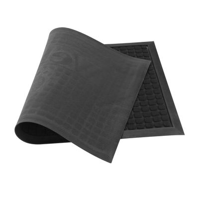 Delcasa Door Mat- Dc2998| Multi-Purpose Door Mat For Indoor And Outdoor Use| Anti-Slip, Fade Resistant And Soft Fabric| Premium-Quality And Elegant Design| Black