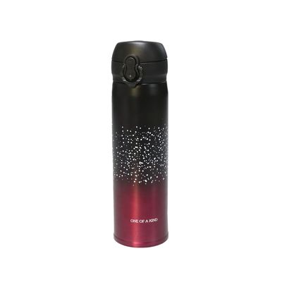 Delcasa 500 Ml Stainless Steel Vacuum Water Bottle- Dc3105| High-Quality Construction Preserves The Flavor And Freshness, Unbreakable| Portable, Leak-Resistant And Light-Weight| Suitable For Indoor And Outdoor Use| Black Color
