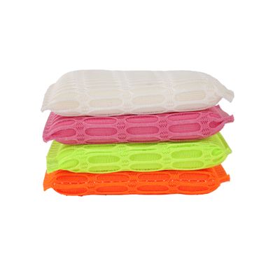 Delcasa Scouring Scrubber- Dc3026| Premium Quality Polyester Sponge, Multipurpose  And Heavy-Duty Scrub Pad For Cleaning Utensils With Scratching| Perfect For Kitchen Use| Pack Of 4, Multi-Color