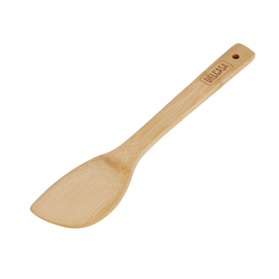 Delcasa Wooden Spatula- Dc2957| Highly Durable, Premium Quality, Eco-Friendly And Sustainable| Perfect For Flipping, Stirring, Scraping, Serving, Etc.| Brown