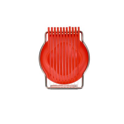 Delcasa Multipurpose Egg Slicer- Dc2914| Perfect For Slicing Eggs, Strawberry, Mushroom Slices, Chops Olives, Etc.| Multi-Functional Kitchen Slicer, Safe And Easy Operation| Dishwasher Safe, Pp And Stainless Steel Construction| Red