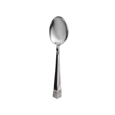 Delcasa 6-Piece Table Spoon- Dc2932| Stylish, Light-Weight And 100% Food-Grade| Stainless Steel Construction, For Preparing And Serving Food, Suitable For Dining Table, Home And Restaurant| Dishwasher-Safe And Premium-Quality| Silver 