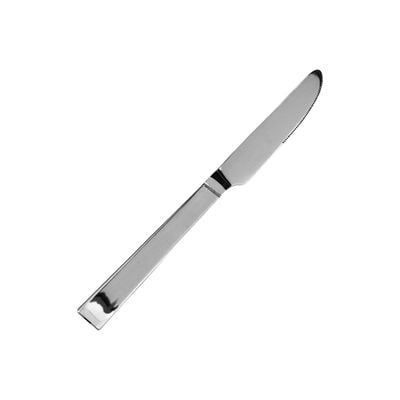 Delcasa 3-Piece Stainless Steel Table Knife- Dc2941| Stylish And Light-Weight| 100% Food-Grade, Suitable For Dining Table, Home And Restaurant| Perfect To Cut Prepared And Cooked Food And Dishwasher-Safe| Silver