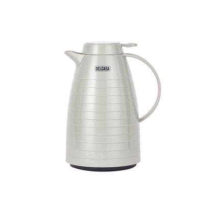 Delcasa 1.0 L Vacuum Flask- Dc2954| With Grey Glass Inner, Keeps Your Drinks Hot Or Cold, Asbestos-Free And Hygienic| Leak-Proof And Portable Design| Suitable For Indoor And Outdoor Use| Grey 