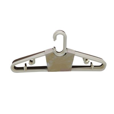 Delcasa 5-Piece Cloth Hanger Set-Dc2963| Premium-Quality, Lightweight, Trendy And Anti-Skid Hangers Perfect For All Kinds Of Dresses| Suitable For Wardrobe For Hanging Clothes, Strappy Clothes| Sturdy With Large Rod Hooks| Brown
