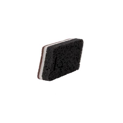 Delcasa Multipurpose Kitchen Sponge Scrubber- Dc3014| Pack Of 2, Scrub Pads For Kitchen, Sink And Bathroom Use| Essential, Multipurpose And Quick Cleaning Supplies| 2 In 1 Cleaning Pad, Premium-Quality And Ideal For Dish Wash Liquid| Black