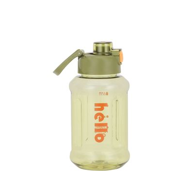 Delcasa 800 Ml Water Bottle- Dc3125/ With Volume Tracker, Transparent Plastic Bottles With Push Button Lid And Handle/ Perfect For School, Office And Gym/ Leak-Proof And Eco-Friendly, Food-Grade And Elegant Design/ Green