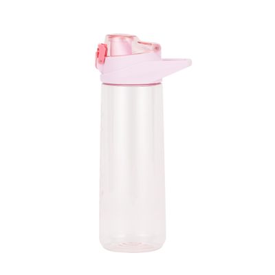 Delcasa 750 Ml Water Bottle- Dc3127/ With Volume Tracker, Transparent Plastic Bottles With Push Button Lid And Handle/ Perfect For School, Office And Gym/ Leak-Proof And Eco-Friendly, Food-Grade And Elegant Design/ Purple