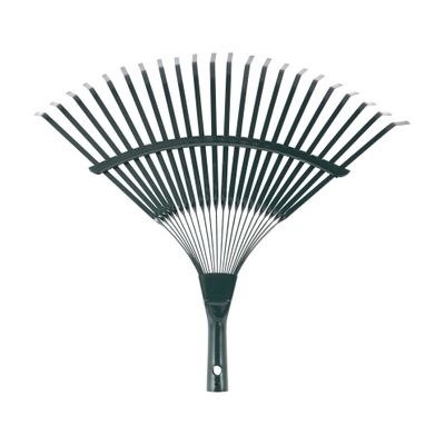 Delcasa Wire Broom- Dc3062/ With 22 Teeth, Steel Rake For Quick Clean Up Of Lawn And Yard, Garden, Leaf, Debris, Turf/ Less Bending Built, And Efficient Head, Ideal For Gardening And Other Outdoor Uses/ Compatible With Stick/ Black