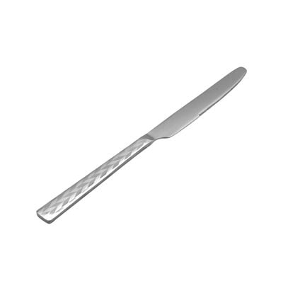 Delcasa 4-Piece Stainless Steel Table Knife- Dc2985| Stylish And Light-Weight| 100% Food-Grade, Suitable For Dining Table, Home And Restaurant| Perfect To Cut Prepared And Cooked Food And Dishwasher-Safe| Silver