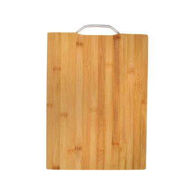 Delcasa Bamboo Cutting Board- Dc3048/ Wooden Chopping Boards With Stainless Steel Handle For Cut, Slicing, Dicing Needs/ Perfect For Fruits, Vegetables, Bread, Cheese/ Easy To Use, Damage Resistant, Odor-Proof/ Brown