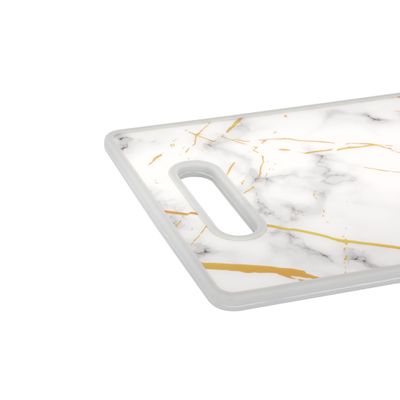 Delcasa Cutting Board- Dc3050/ Plastic Chopping Board For Cut, Rolling Dough Needs/ 37X23 Cm, Perfect For Slicing Fruits, Vegetables, Fish, Meat/ Easy To Use, Scratch-Resistant, Odor-Proof/ Stylish, Compact, Dishwasher-Safe/ White, Marble Pattern Delcasa Cutting Board- Dc3050/ Plastic Chopping Board For Cut, Rolling Dough Needs/ 37X23 Cm, Perfect For Slicing Fruits, Vegetables, Fish, Meat/ Easy To Use, Scratch-Resistant, Odor-Proof/ Stylish, Compact, Dishwasher-Safe/ White, Marble Pattern