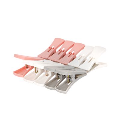 Delcasa 10-Piece Plastic Clothes Clip Set-Dc3068/ Lightweight, Resistant To Corrosion, Clips Perfect For All Kinds Of Dresses/ Suitable For Clothesline For Hanging Clothes, T-Shirt, Shirts, Dress, Drying Line Pegs For Indoor And Outdoor/ Multicolor