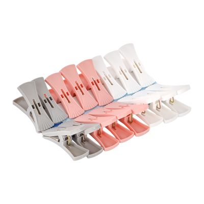 Delcasa 16-Piece Plastic Clothes Clip Set-Dc3069/ Lightweight, Resistant To Corrosion, Clips Perfect For All Kinds Of Dresses/ Suitable For Clothesline For Hanging Clothes, T-Shirt, Shirts, Dress, Drying Line Pegs For Indoor And Outdoor/ Multicolor