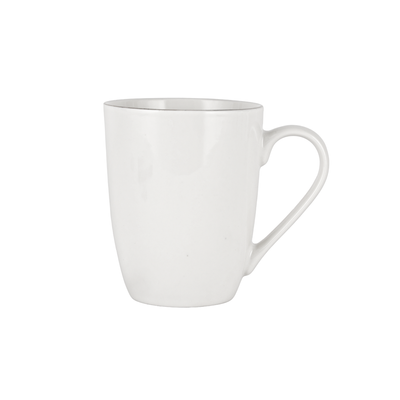 Delcasa 350 Ml Ceramic Mug- Dc3082/ Perfect For Hot And Cold Drinks/ Food-Grade, Non-Toxic And Safe To Use/ Stylish, Durable And Long-Lasting Design, Dishwasher-Safe/ Premium-Quality And Perfect For Gifting/ White