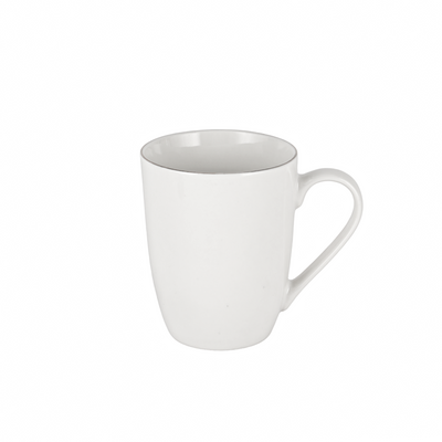 Delcasa 350 Ml Ceramic Mug- Dc3082/ Perfect For Hot And Cold Drinks/ Food-Grade, Non-Toxic And Safe To Use/ Stylish, Durable And Long-Lasting Design, Dishwasher-Safe/ Premium-Quality And Perfect For Gifting/ White