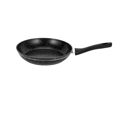 Delcasa 10-Piece Non-Stick Cookware Set- Dc3288/ Forged Aluminum Body, Granite Coated With 2.5 Mm Thickness, Induction Base, Bakelite Handles And Glass Lid/ Includes Casserole, Fry Pan, Wokpan, Saucepan, Nylon Tool/ Black