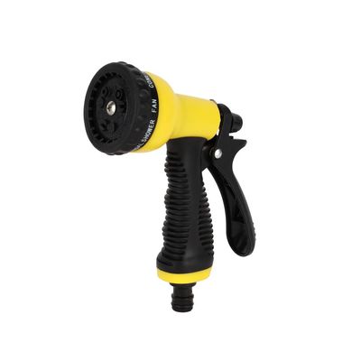 Delcasa Garden Spray Gun- Dc3285/ Sprayer Nozzle With 9 Different Type Water Out, Adjustable Pattern/ Light-Weight And Durable, Ideal To Connect To Hoses And Spraying/ Black And Yellow