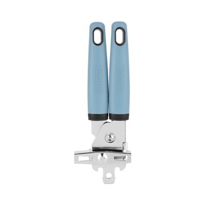Delcasa Multi Opener- Dc3338/ With A Comfortable Pp Handle, Bottle Cap, Soda Tin Openers, Carbon Steel Head, Sharp Edges/ Sturdy Construction And Easy Operation/ Compact And Lightweight/ Blue And Silver