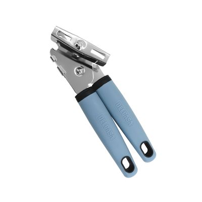 Delcasa Multi Opener- Dc3338/ With A Comfortable Pp Handle, Bottle Cap, Soda Tin Openers, Carbon Steel Head, Sharp Edges/ Sturdy Construction And Easy Operation/ Compact And Lightweight/ Blue And Silver