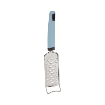 Delcasa Stainless Steel Flat Grater- Dc3348/ Ginger Graters With A Pp Handle, Handheld, Light-Weight And Compact Design/ Suitable For Any Kind Of Grating Fruits And Vegetables/ Rust-Free Material, Non-Toxic/ Silver And Blue
