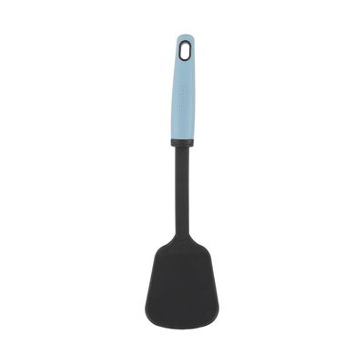 Delcasa Nylon Spatula- Dc3363/ With Pp Handle, Stylish And Long, Perfect For Flipping, Transferring And Tossing, Turner Suitable For Non-Stick Cookware/ Elegant And Lightweight Design, Foodgrade Kitchenware/ Black And Blue