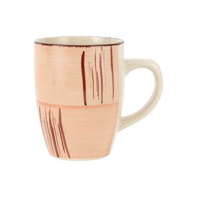 Delcasa 9Oz Stoneware Mug- Dc3185/ Handcrafted Painted Design, Perfect For Hot And Cold Drinks/ Food-Grade, Non-Toxic And Dishwasher And Microwave Safe/ Stylish, Durable And Long-Lasting Design, Perfect For Gifting/ Brown