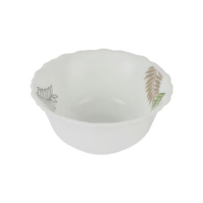 Delcasa 4.0" Opalware Bowl- Dc3399/ Elegant Color, Perfect For Serving Chutneys, Dips, Sauces, Snacks, Etc., And Eating Soups/ Lightweight, Serveware, Dishwasher-Safe And Microwave Safe/ White 