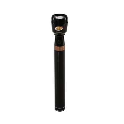 Olsenmark Rechargeable LED Flashlight, 288 MM - Super Bright CREE- LED Torch Light - Built-in Battery 2000mAh, NI-CD Battery, 1500 Distance Range - Powerful Torch for Camping, Hiking, Trekking, Outdoor