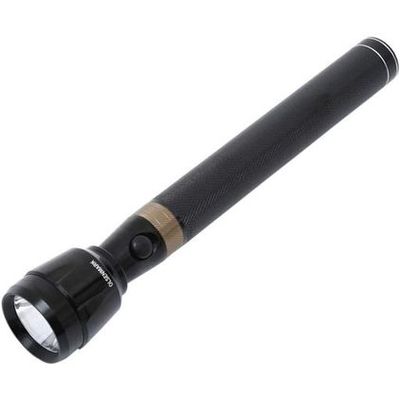 Olsenmark Rechargeable LED Flashlight, 288 MM - Super Bright CREE- LED Torch Light - Built-in Battery 2000mAh, NI-CD Battery, 1500 Distance Range - Powerful Torch for Camping, Hiking, Trekking, Outdoor