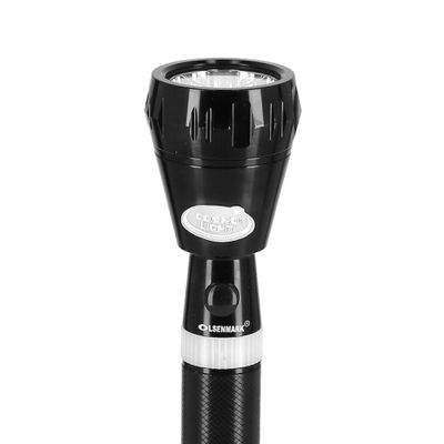 Olsenmark Rechargeable LED Flashlight, 4PC- Super Bright CREE-XPE LED Torch Light - 2000 Distance Range - Powerful Torch for Camping, Hiking, Trekking, Outdoor
