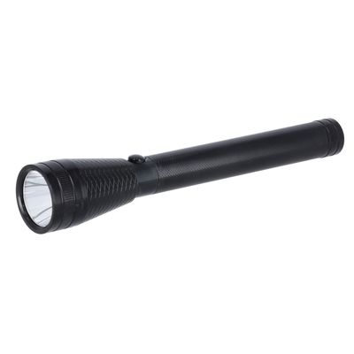 Olsenmark OMFL2697 Rechargeable LED Water Proof Flashlight, 288 MM - 1000 Meters Range - 1500 MHA Ni-Cd battery -  Hyper bright cool white power LED Torch Light  - Powerful Torch for Camping, Hiking, Trekking, Outdoor 