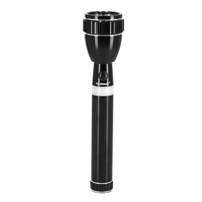 Olsenmark Rechargeable LED Flashlight, 4PC- Super Bright CREE-XPE LED Torch Light - 1500 Distance Range - Powerful Torch for Camping, Hiking, Trekking, Outdoor.