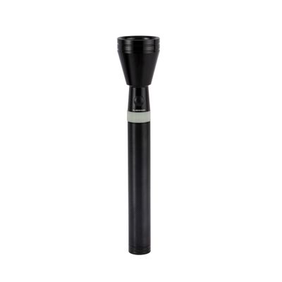 Olsenmark 2-IN-1 Rechargeable LED Flashlight- OMFL2821| 5 W CREE XPE LED, High Grade Aircraft Aluminum Alloy Housing| With High Lumens and 2000 M Real Range Distance, Perfect for Indoor and Outdoor Use| Pack of 2 Rechargeable Ni-Cd Battery Torch Lights| Black
