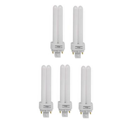 Osram [5-Pack] 4 -Pin 13W Dulux D/E 865-Energy Saving Cool Day Light Colour Fluorescent Lamp