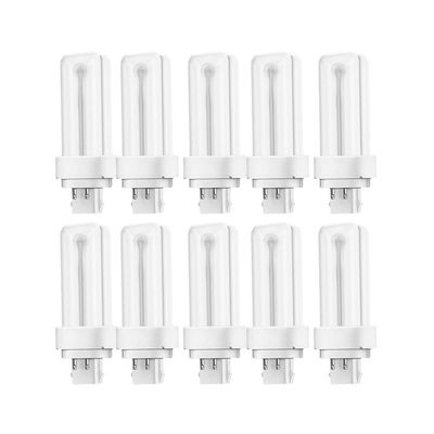 Osram [10-Pack] 4 -Pin 13W Dulux D/E 840-Energy Saving Cool White Colour Fluorescent Lamp