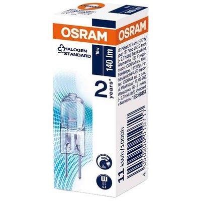 Osram [1-PACK] Halogen-pin-Base/HALOSTAR / G4-/ 12 Volt / 10 Watt/warmwhite - 2800K