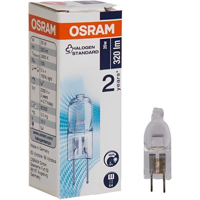 Osram [1-PACK] 20W 2800K G4 Capsule Halogen Dimmable Lamp
