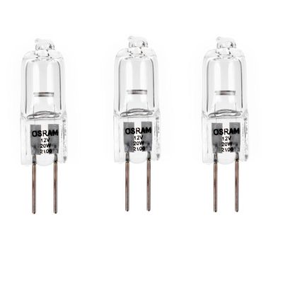 Osram [3-PACK] 20W 2800K G4 Capsule Halogen Dimmable Lamp