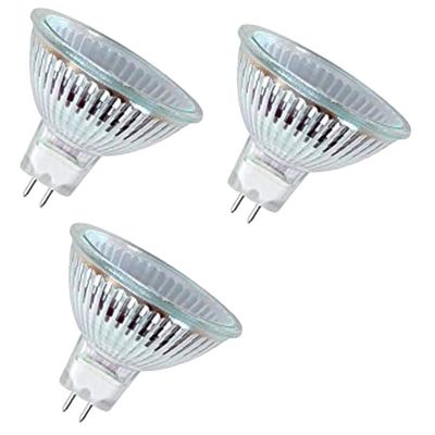 Osram [3-PACK] Halogen 50W GU5.3 12V 36° 44870 WFL Decostar 50 Watt lamp warm white dimmable [Energy Class B]