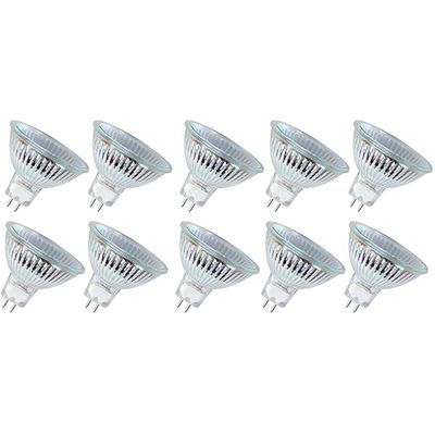 Osram [10-PACK] Halogen 50W GU5.3 12V 36° 44870 WFL Decostar 50 Watt lamp warm white dimmable [Energy Class B]