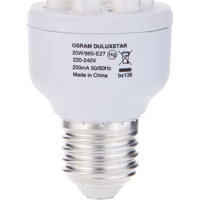 Osram [1-Pack] Energy Saver T4 20W Cool Day Light Bulb