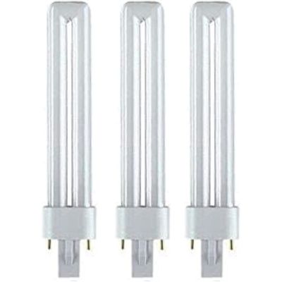 Osram [3-PACK] Energy-Saving Lamp/Dulux S / G23-Socket /11 Watts 2 Pin/840 / Cool White Light CFL Bulb