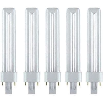 Osram [5-PACK] Energy-Saving Lamp/Dulux S / G23-Socket /11 Watts 2 Pin/840 / Cool White Light CFL Bulb