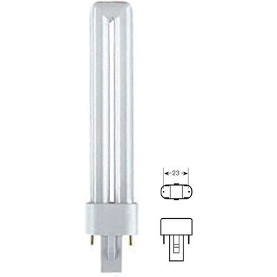 Osram [1-PACK] Energy-Saving Lamp/Dulux S / G23-Socket /9 Watts 2 Pin/840 / Cool White Light CFL Bulb