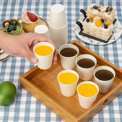 Disposable White Foam Cups Suitable For Hot And Cold Drinks  (8Oz-100 Pack)