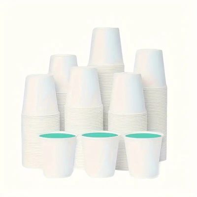 Disposable White Foam Cups Suitable For Hot And Cold Drinks  (8Oz-100 Pack)