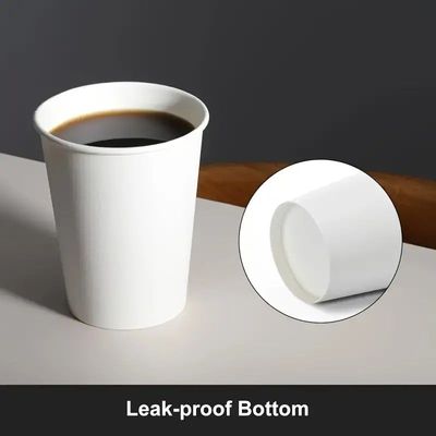 Disposable White Foam Cups Suitable For Hot And Cold Drinks  (10Oz-50 Pack)