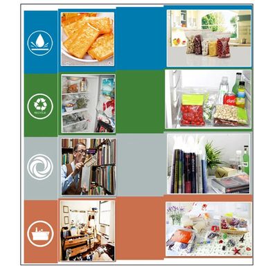 Clear Resealable Plastic Ziplock Storage Bag Size - 23 X 30 cm, [100-Units]